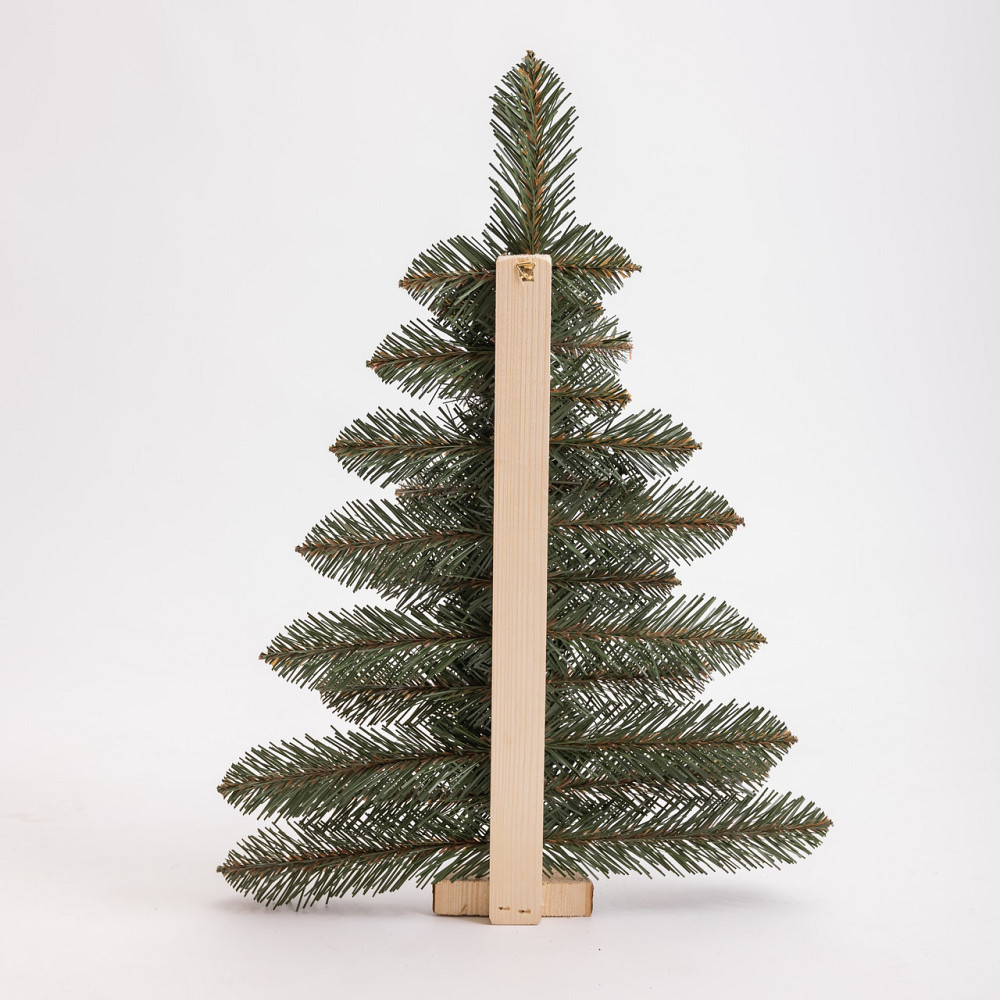 Искусственная елка настенная Полонина 60 см на деревянной подставке SOK-M-V-1 Киев - изображение 4