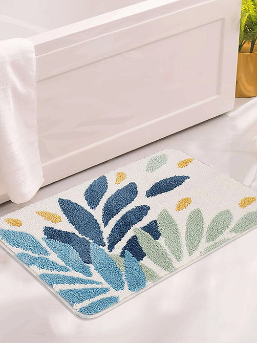 Коврик для ванной и душа противоскользящий на резиновой основе Bathlux 50х80 см, влаговпитывающий,микрофибра Каменец-Подольский - изображение 2