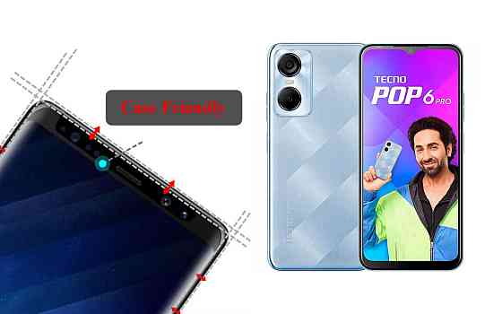 Захисне скло HyperGlass Pro для Tecno POP 6 Pro (BE8) – максимальна чутливість та захист Київ