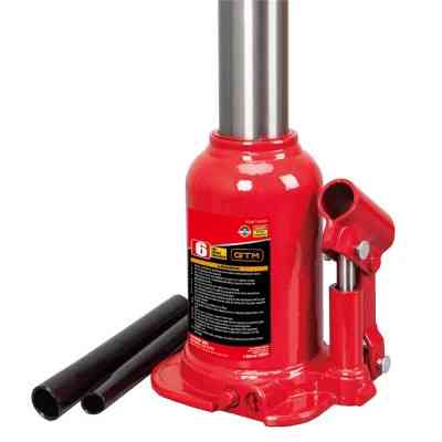Домкрат GTM гідравлічний пляшковий 6т (215-485 мм) двохштоковий (TF0602) Вінниця