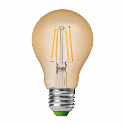 Лампочка Eurolamp A60 8W E27 2700K (deco) акция 1+1 new (MLP-LED-A60-08273(Amber)new) Вінниця - фото 2