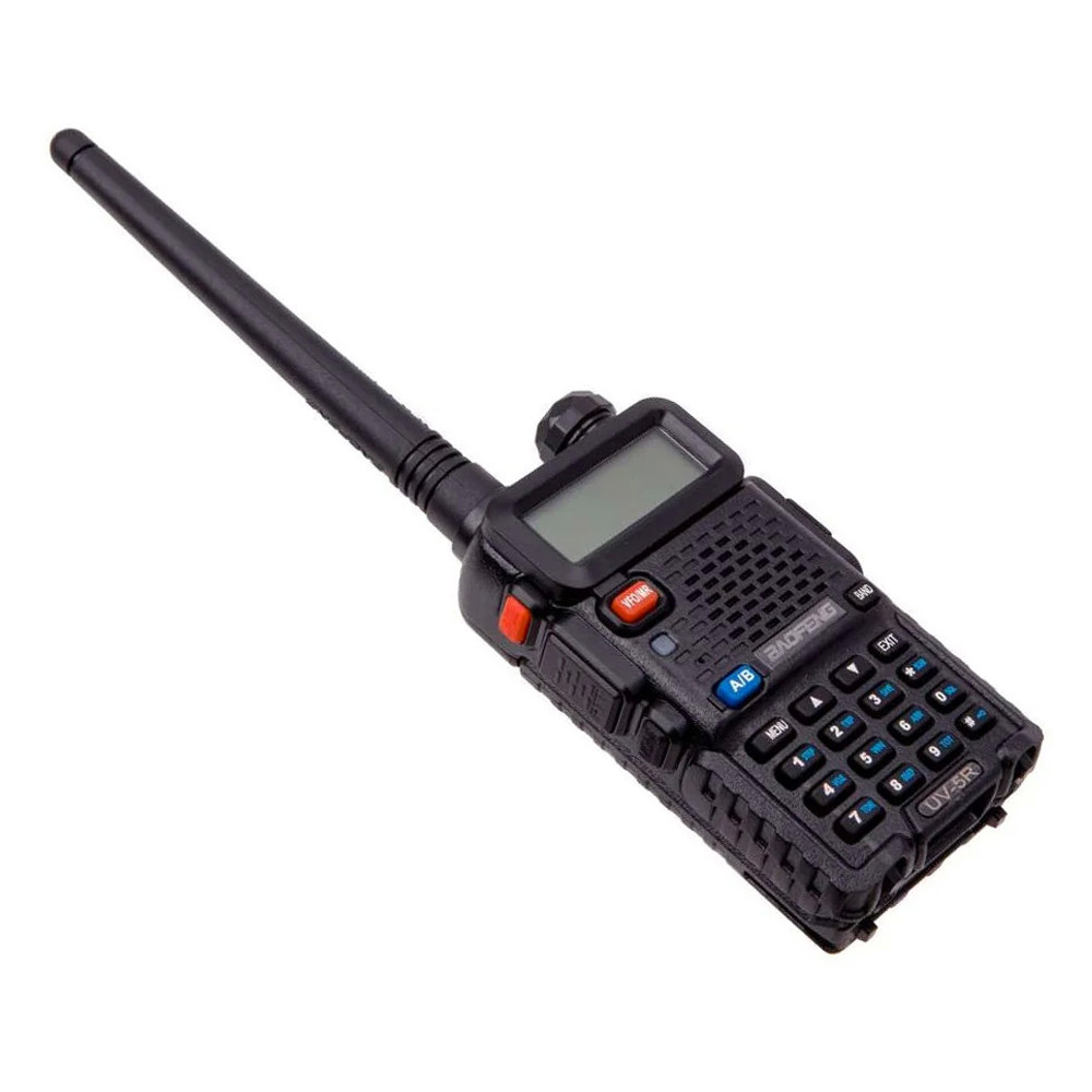 Дводіапазонна портативна радіостанція Baofeng UV-5R 144-148/420-450Mhz 1800 mAh Li-ion Battery (Чорна) Миколаїв - фото 1