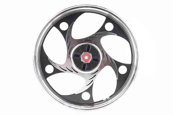 Диск задній литий 1,6-17" ALPHA/ACTIVE "хвиля", чорний (вісь 12мм) Киев