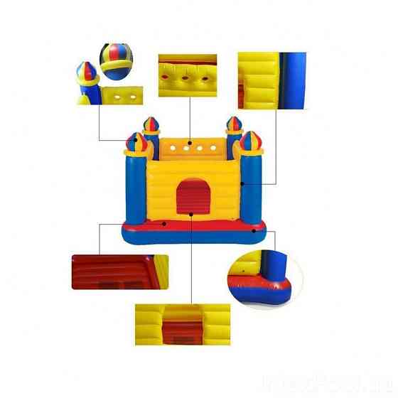 Детский надувной батут «Замок» Intex 48259, 175x175x135 Винница