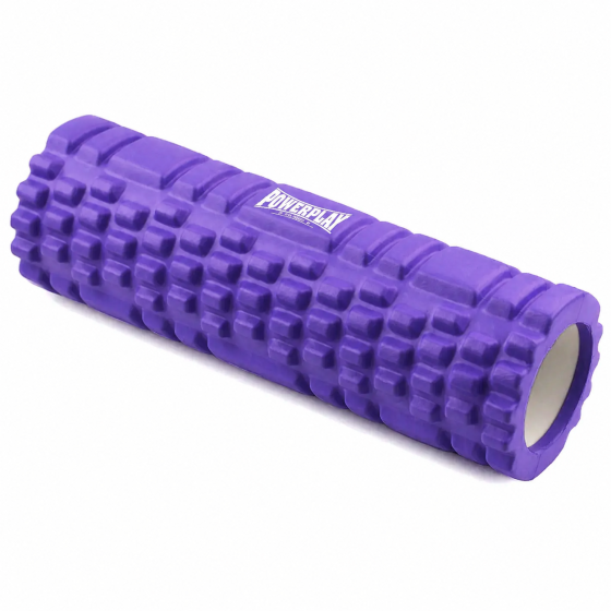 Масажний ролик (роллер) PowerPlay 4342 Massage Roller Фіолетовий (30x10см.) Кам'янське