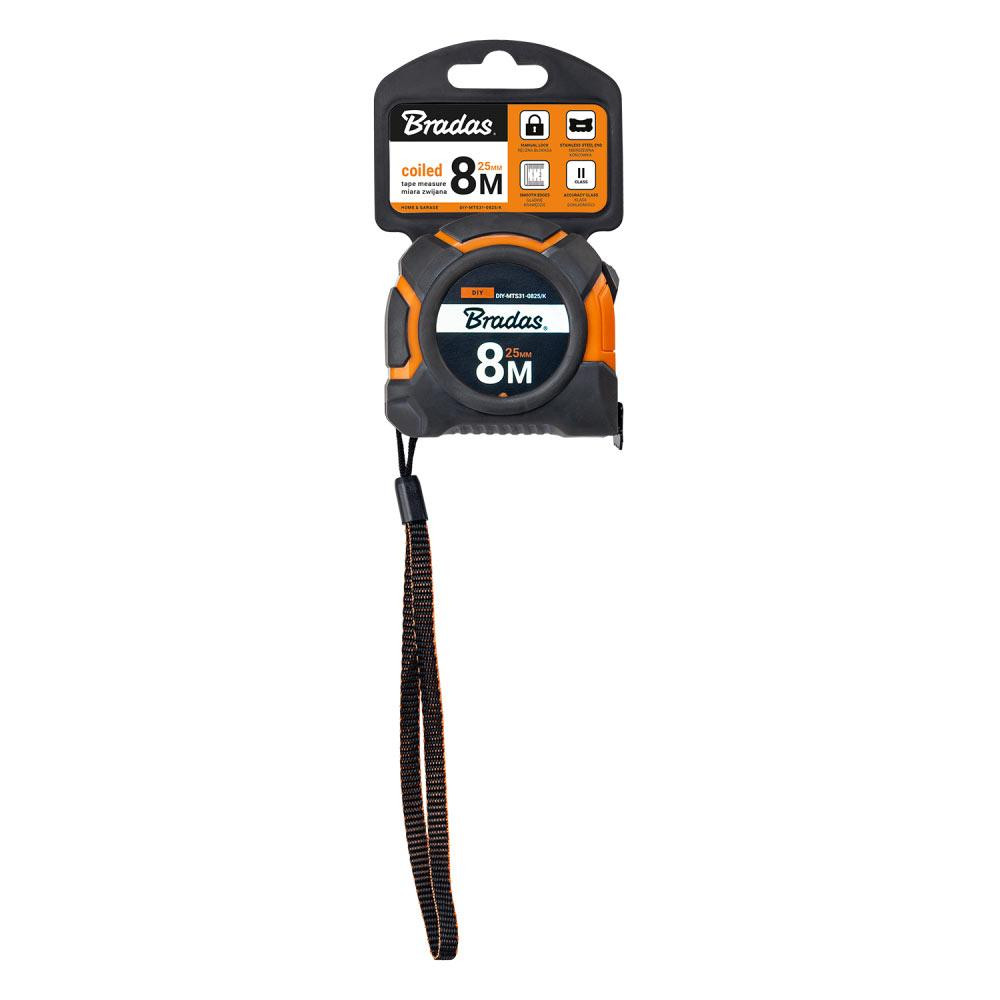 Рулетка на катушке, конец из нержавеющей стали, SNAP soft, 8м/25мм, DIY-MTS31-0825/K Киев - изображение 3