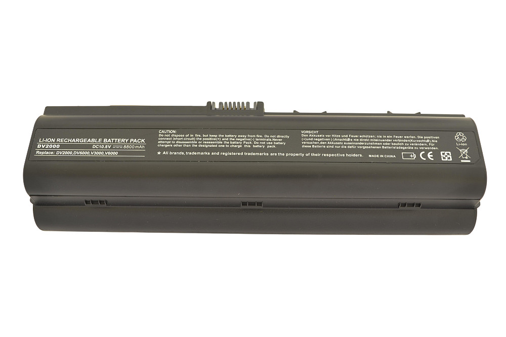 Аккумулятор для ноутбука Усил. HP Compaq EV089AA Pavilion DV6000 10.8V Black 8800mAh OEM Вінниця - фото 4
