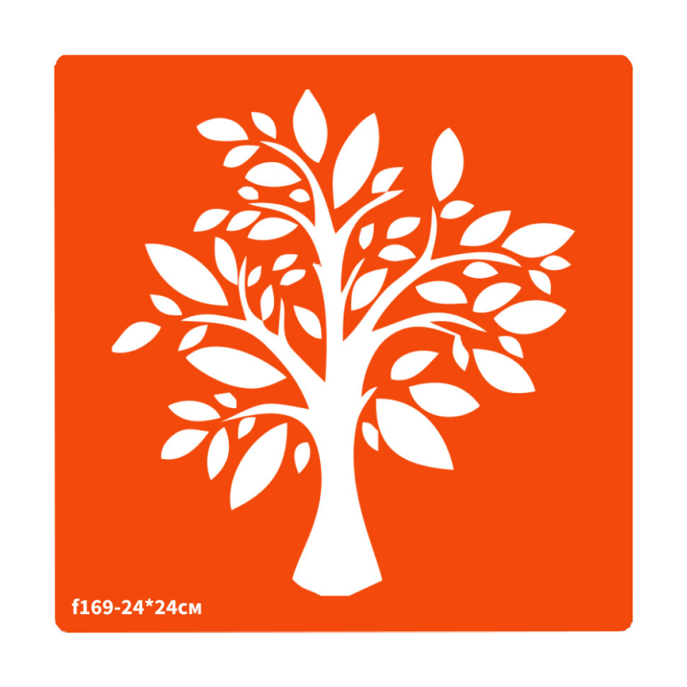 Трафарет для био-тату Дерево f169-24*24см, размер 24х24см Винница - изображение 1