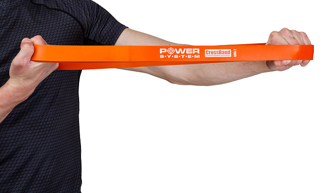 Еспандер-петля (гумка для фітнесу і кроссфіту) Power System PS-4052 CrossFit Level 2 Orange (опір 10 Кам'янське - фото 7