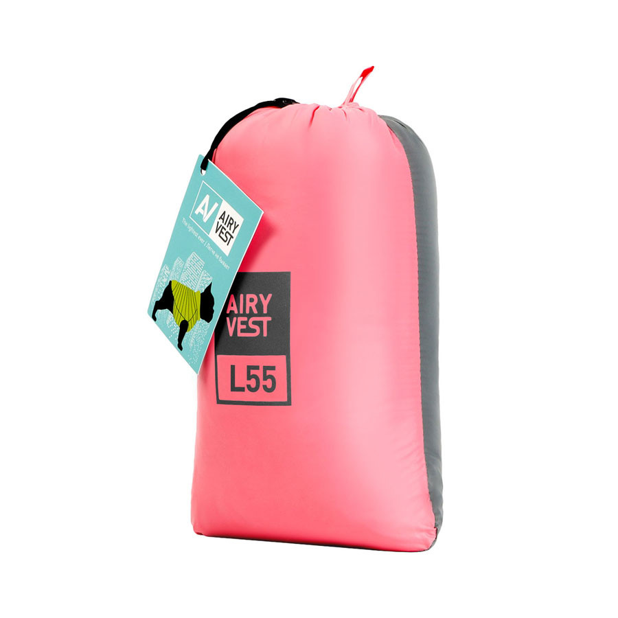 Курточка для собак AiryVest двостороння, розмір L 55, коралово-сіра Коломия - фото 3