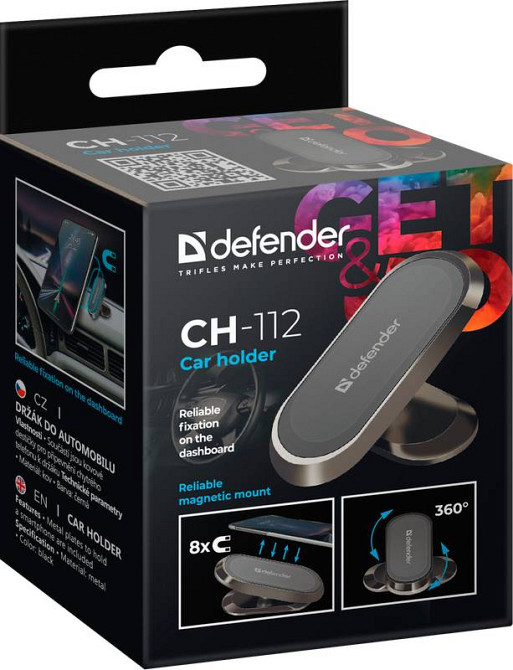 Автомобільне кріплення Defender CH-112 магніт, на панель Винница - изображение 3