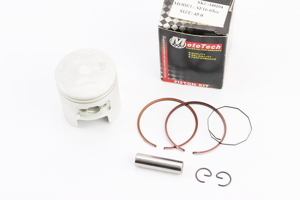 Поршень к-кт Honda TACT65 44мм +1,00 (палець 10мм) Тайвань Киев - изображение 1