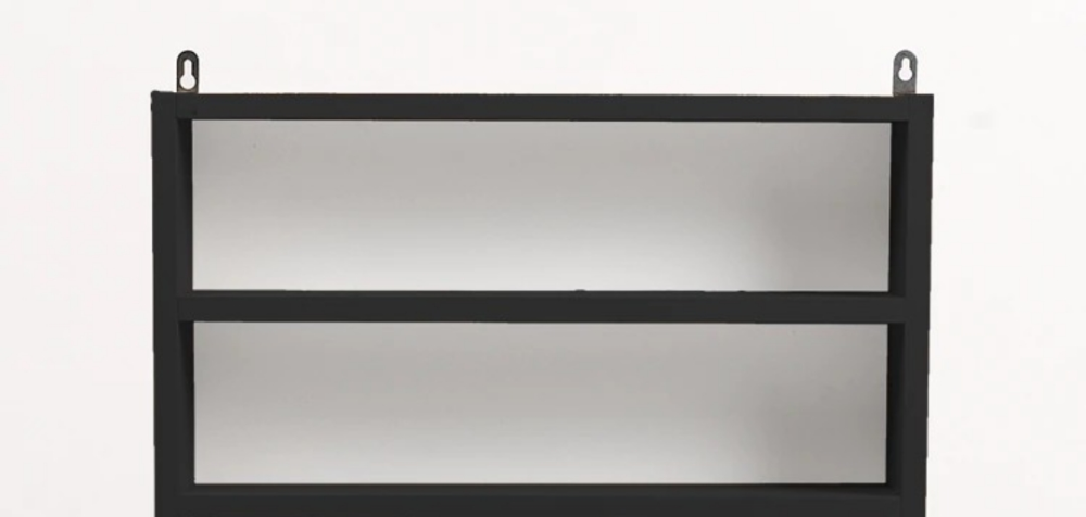 Полка для гель лаков на 2 полки. Черная Киев - изображение 1