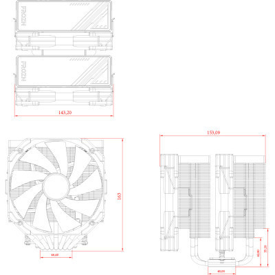 Кулер до процесора ID-Cooling FROZN A720 Black Вінниця - фото 2