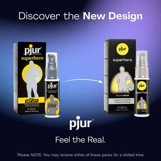 Пролонгирующая сыворотка PJUR Superhero Serum, 20 мл Sex Aura Киев