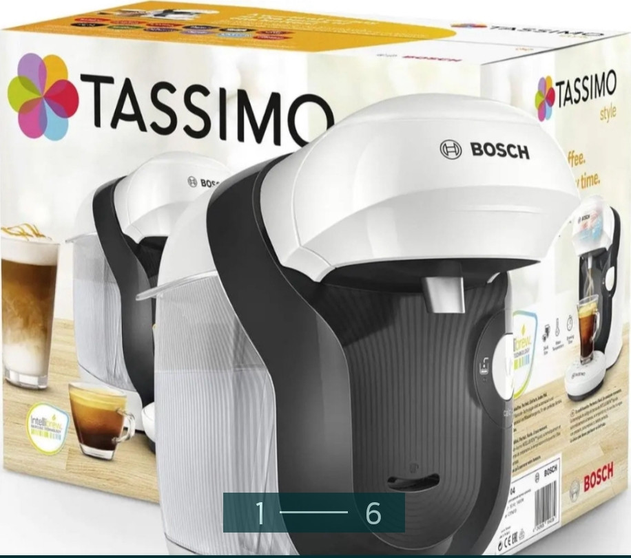 Кофемашина Капсульная : Bosch Tassimo Style White. Харьков - изображение 2
