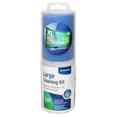 Спрей для очистки ColorWay Cleaning Kit for OLED/LED/LCD/TFT, 300ml, microfibre XL (CW-5230) Винница