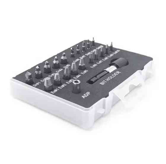 Набір екстракторів і свердел для пошкоджених болтів, 20 шт. Винница