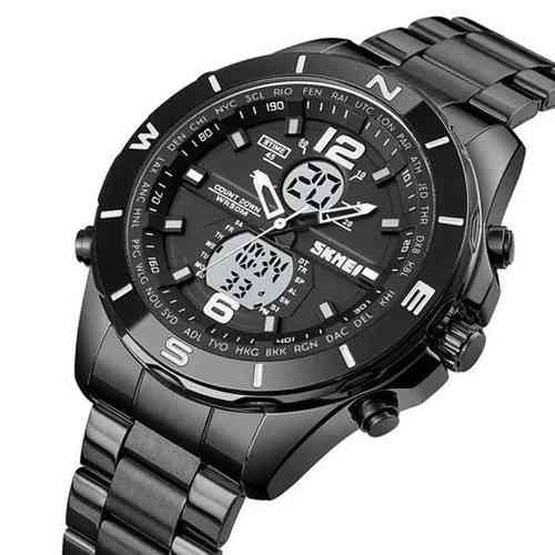 Годинники наручні SKMEI 1670BKWT, ЧОРНО-БІЛИЙ, 9771 Дніпро