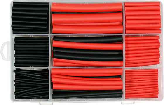 Кембрики термоусадні до t=125°C з клеєм YATO : різних розмірів, 270 шт [60] Одесса