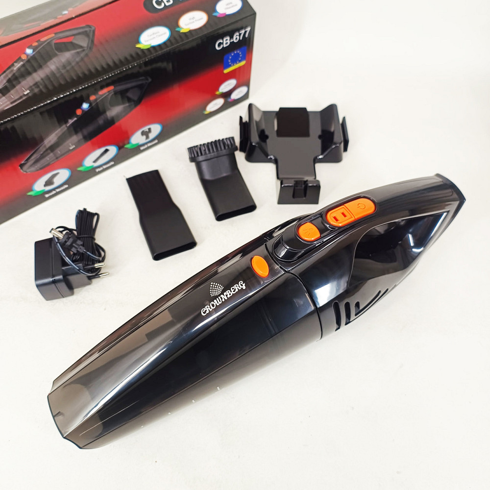 Портативний пилосос для автомобіля бездротовий потужний Crownberg CB-677 150Вт, Якісний автопилосос SY-48 Львів - фото 7