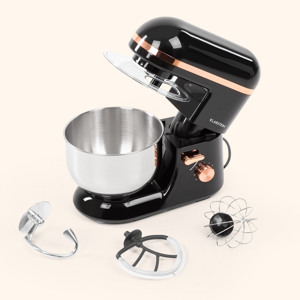 Кухонний комбайн Bella Elegance 2000 Вт/2,7 к.с./5.2 літра Неіржавка сталь Без BPA Чорний (Німеччина, Рівне - фото 6