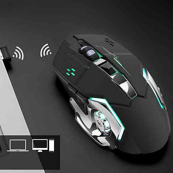 Бездротова мишка з підсвіткою та Bluetooth адаптером,BT T2 SBR Київ