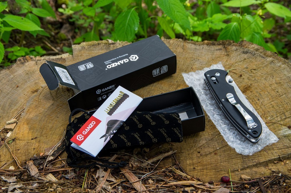 Ніж складаний Ganzo G740-BK чорний Киев - изображение 16