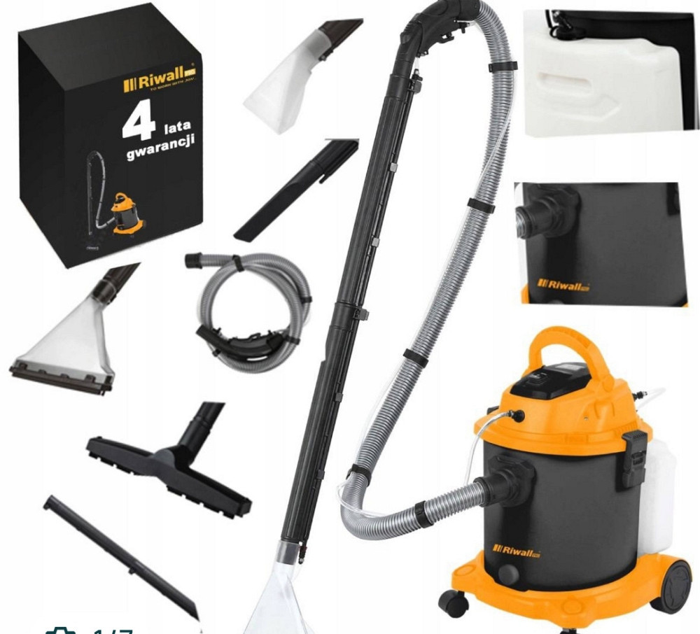 Пилосос миючий для оббивки, килимів Riwall Пылесос моющий 4в1. Харків - фото 7