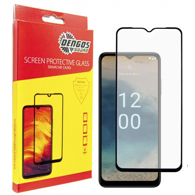 Скло захисне Dengos Full Glue Nokia G22 (black) (TGFG-307) Вінниця - фото 1