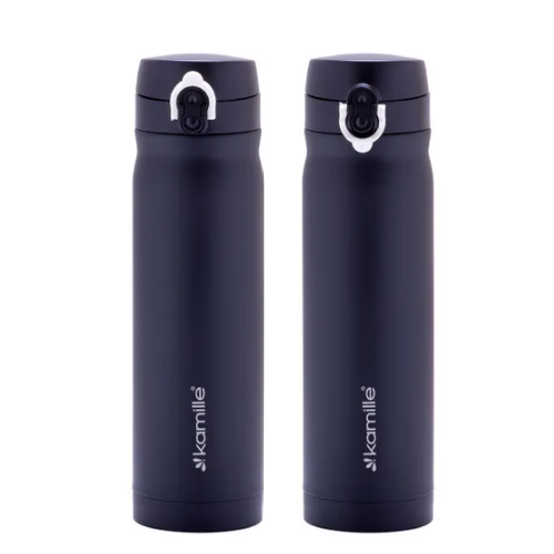 Термопляшка 500мл нержавіюча сталь (блакит/фіолет/помаранч/салат) KAMILLE 2005B Житомир - изображение 11