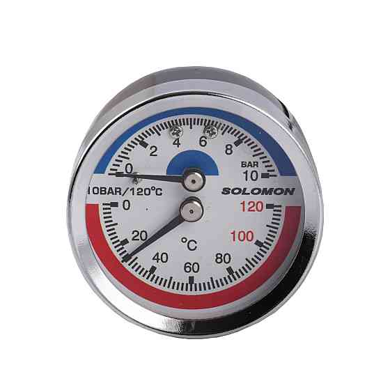 Термоманометр аксіальний SOLOMON V1245 S М10х1 Київ
