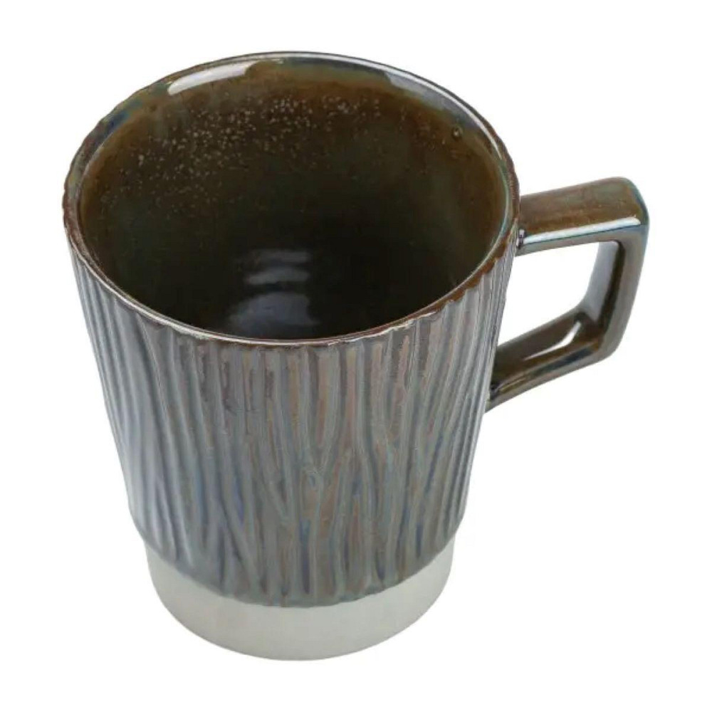 Чашка порцелянова для чаю та кави 300 мл у стилі ретро Графіт HP7208GG Київ - фото 3