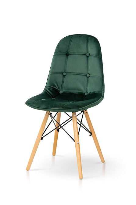 Стілець ДЖАСТІН, велюр зелений Київ - фото 2