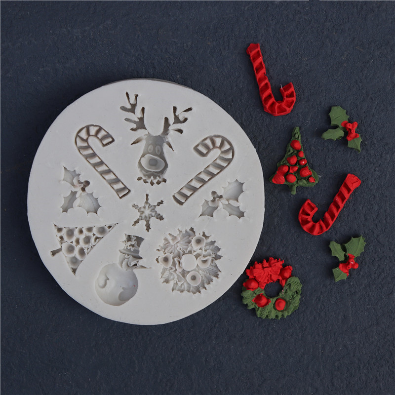 Молд новорічний універсальний 82 мм сірий Київ - фото 6