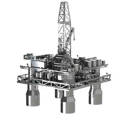 Колекційна модель-конструктор Metal Time Treasure Finder Нафтова платформа механічна (MT008) Харків