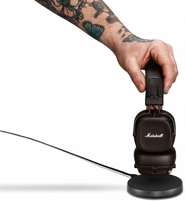 Bluetooth-гарнітура Marshall Major IV Brown (1006127) Коричневий Харьков - изображение 8