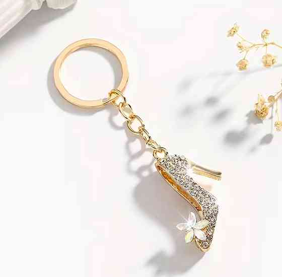 Кафф серьга без прокола с подвесками серебристая клипса на ухо с цепочками украшение Киев