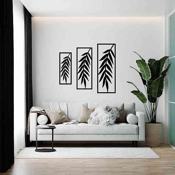 Дерев'яний декор на стіну - Лист'я рамки Київ