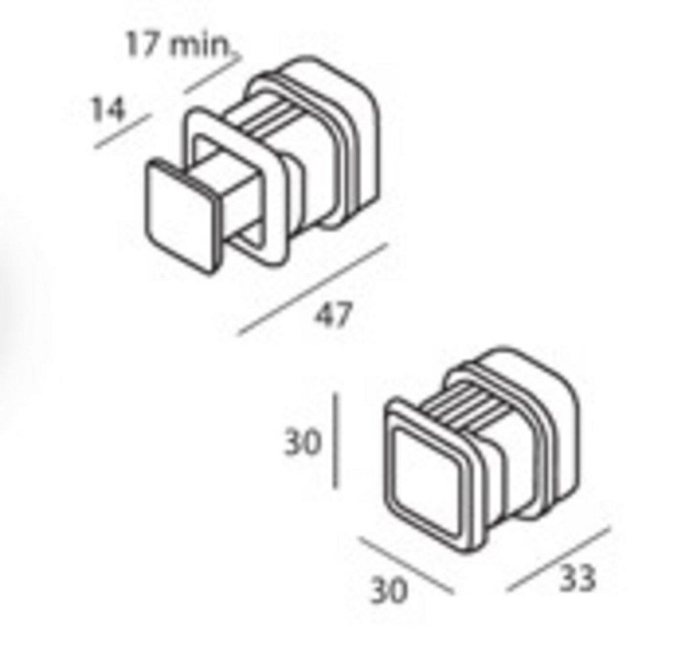 Ручка для раздвижных дверей Pamar PO 2006 Z черный матовый (E228) Киев - изображение 2