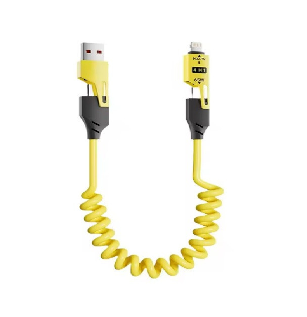 Універсальний кабель 65W + PD TYPE-C  Lighting, USB 4-in-1 Запоріжжя - фото 2