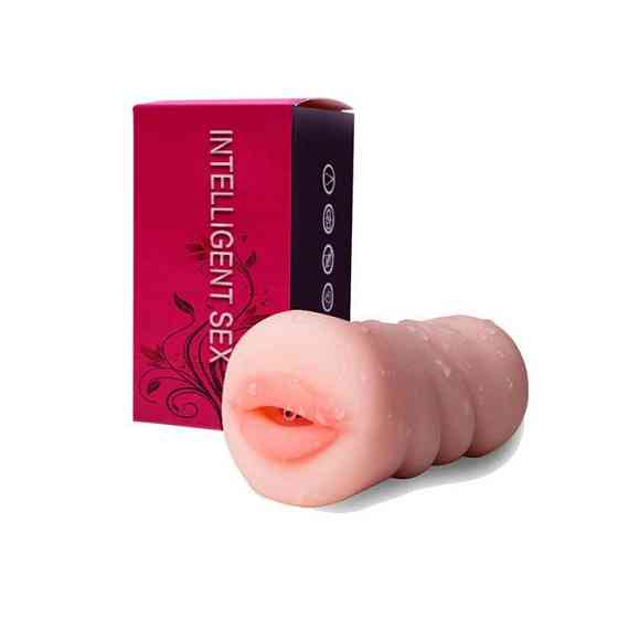 Мастурбатор Gelugee "Відкритий ротик" - Тілесний Вінниця