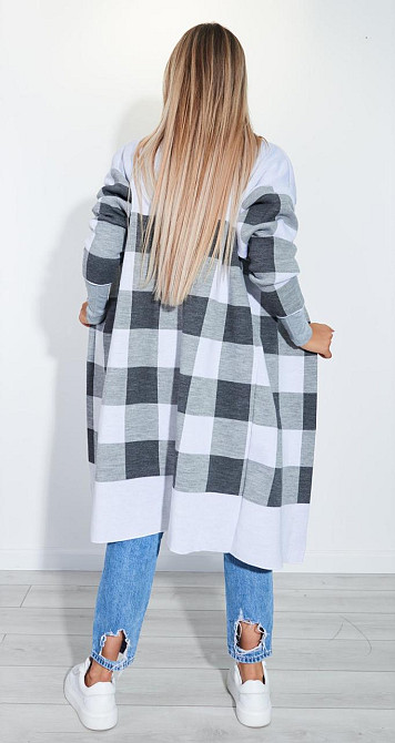 Кардиган в клетку (42-44) Киев - изображение 3