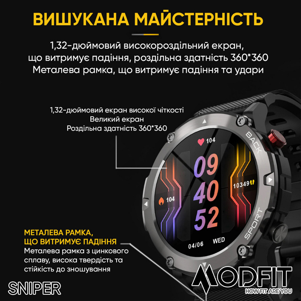 Modfit Sniper Black-Silver 36 мм. Киев - изображение 6