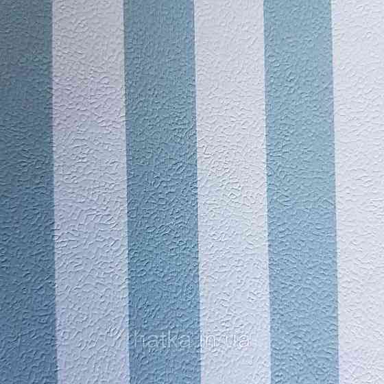 Обои виниловые на флизелине 0.53х10.05 Rasch Textil Petite Fleur 5 полосы голубые серо зеленые Киев