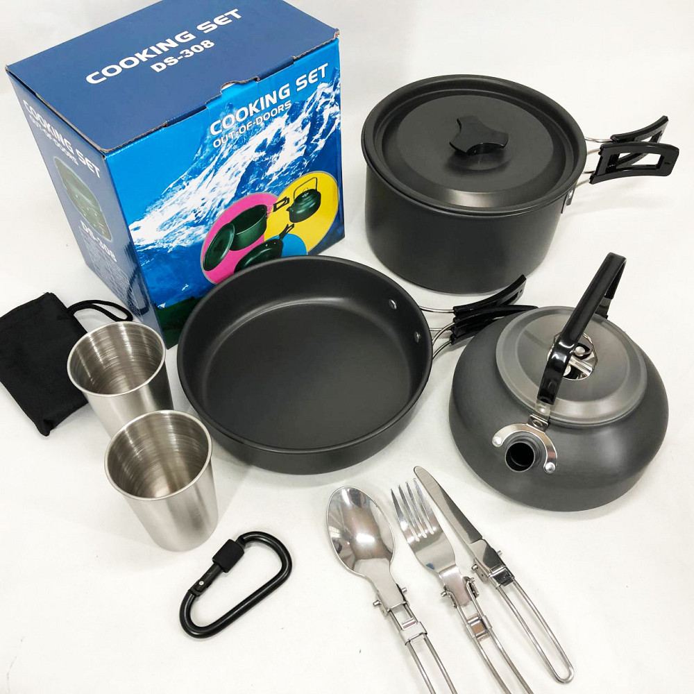 Набор посуды для пикника на 2 персоны HALIN, Посуда туристическая Наборы для пикников WO-53 Львов - изображение 11