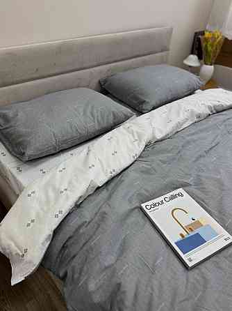 Ecotton Комплект постільної білизни Ecotton двоспальний 180х215 см двосторонній сірий Коломия