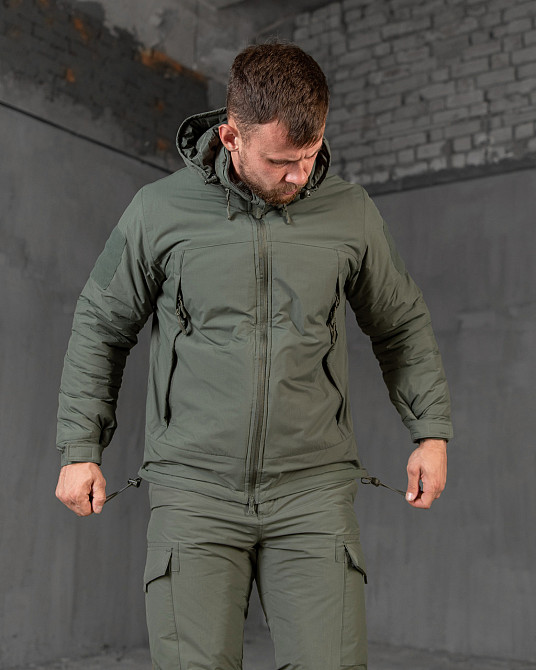 Тактичний костюм олива вітрозахисний Куртка Штані Одеса - фото 13