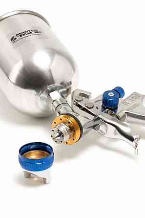 Краска пульт MASTERTOOL HVLP ВБ 600 мл алюминий Ø1.4 мм 150-220 л/мин 3-4 бар тип А 80-8905 Ровно