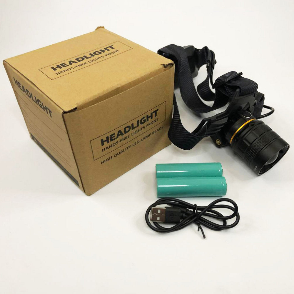 Фонарь на голову для бега Bailong BL-8076-2-GT100, Головной фонарь аккумуляторный светодиодный мощный WJ-31 Львов - изображение 5